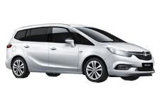 Car Hire Ayrshire - Vauxhall Zafira 7-Seater - Minibus hire Ayrshire